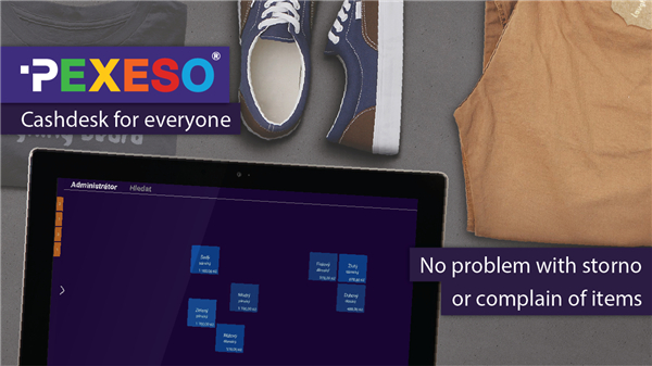 Cash register system - PEXESO screenshot