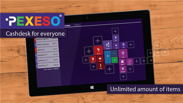 Cash register system - PEXESO screenshot