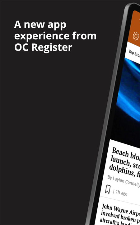 Orange County Register screenshot