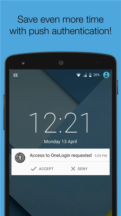 OneLogin Protect screenshot